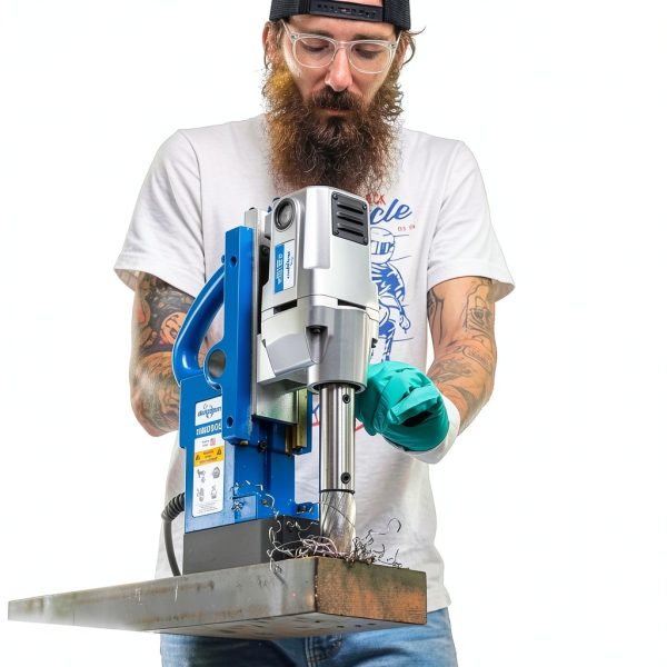 Hougen HMD900 Mag Drill 115V Power Magnetic Drill Press-1