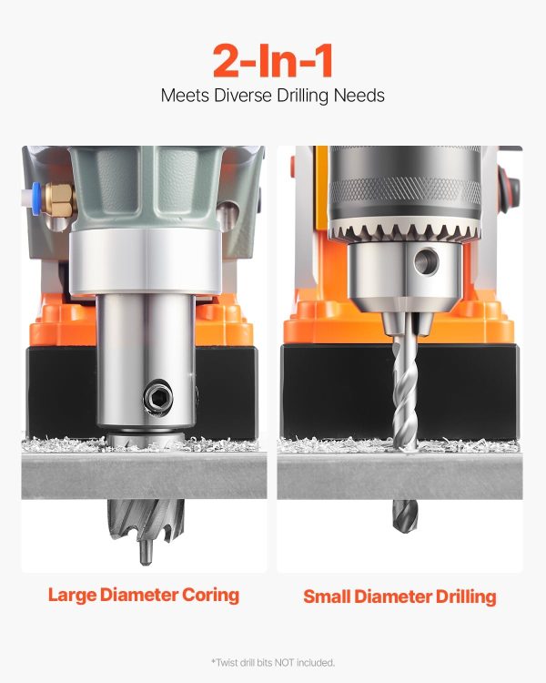 VEVOR Magnetic Drill Press 1300W Copper Motor-3