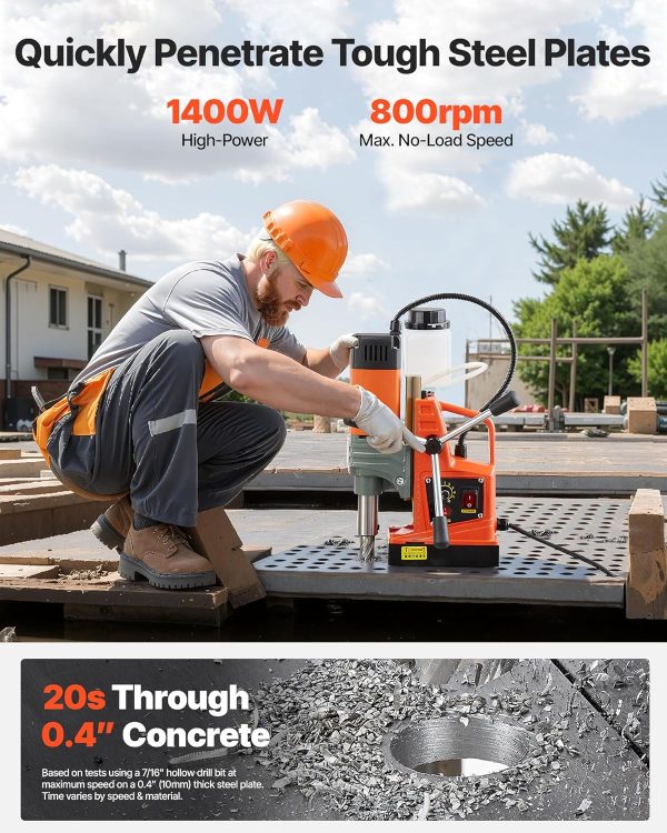 VEVOR Magnetic Drill Press 1400W Metal Drill-1