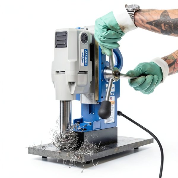 Hougen HMD900 Mag Drill 115V Power Magnetic Drill Press-2