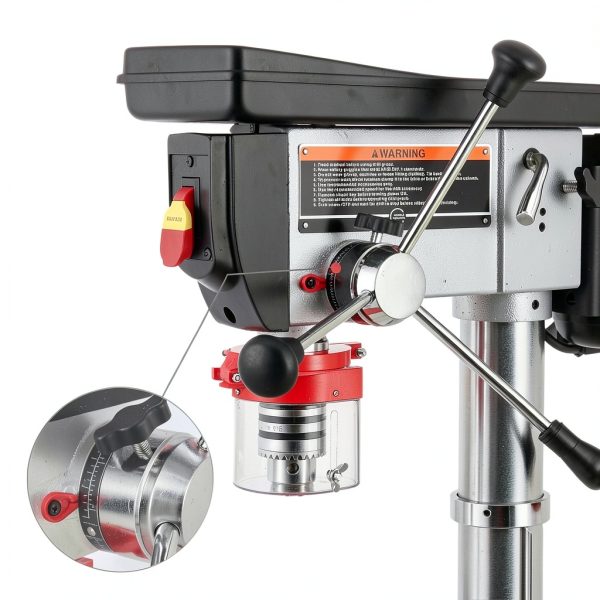 Festisoul Benchtop Drill Press Metal Construction 12 Speeds-6