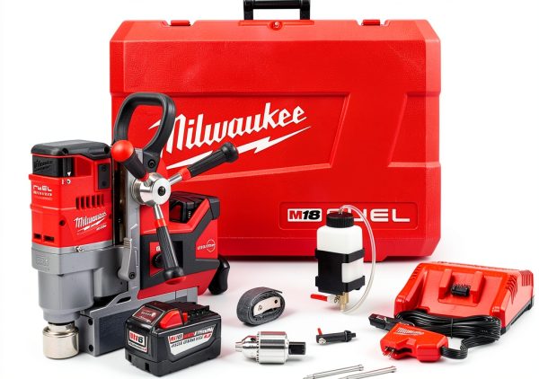 Milwaukee M18 Lineman Magnetic Drill Kit-0