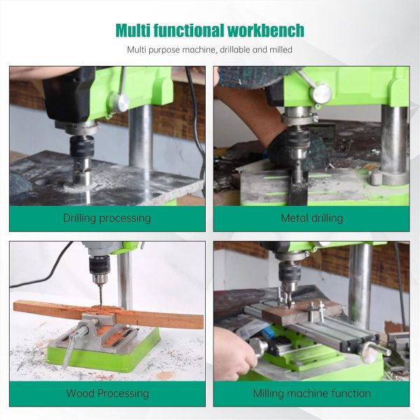 RATTMMOTOR 110V Benchtop Drill Press Metal-5