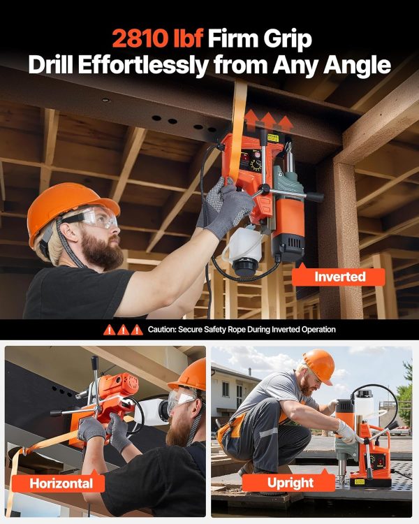 VEVOR Magnetic Drill Press 1400W Metal Drill-3