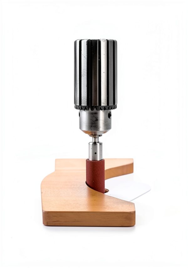 Fulton Woodworking Drill Press Table Black White-5