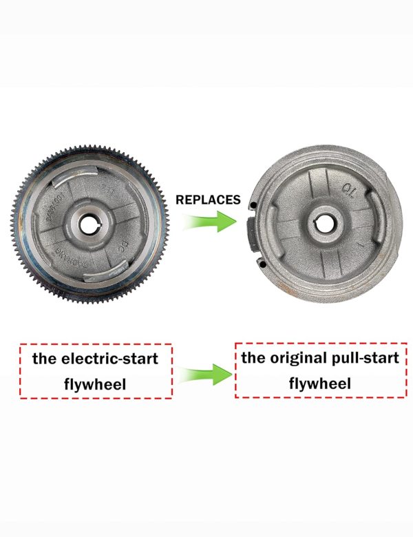 Electric Start Flywheel for Honda GX340/GX390 Engines-2