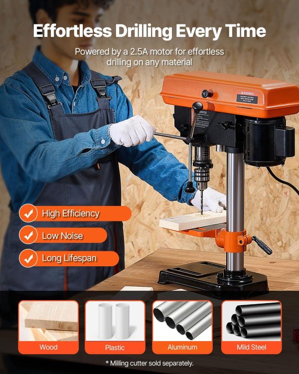 VEVOR Benchtop Drill Press Metal 5 Speed-1