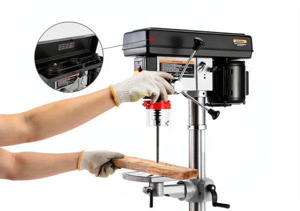 Festisoul Benchtop Drill Press Metal Construction 12 Speeds-1