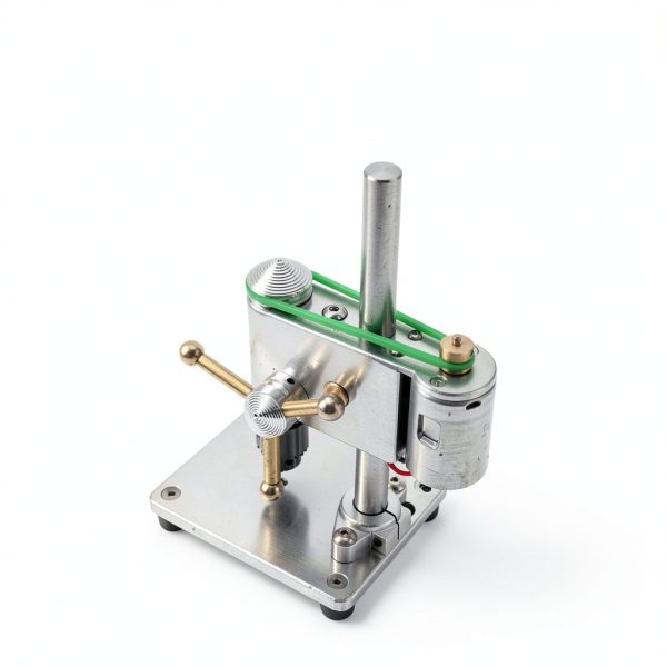 QWEXOB Benchtop Drill Press Metal Chrome 4500RPM-5