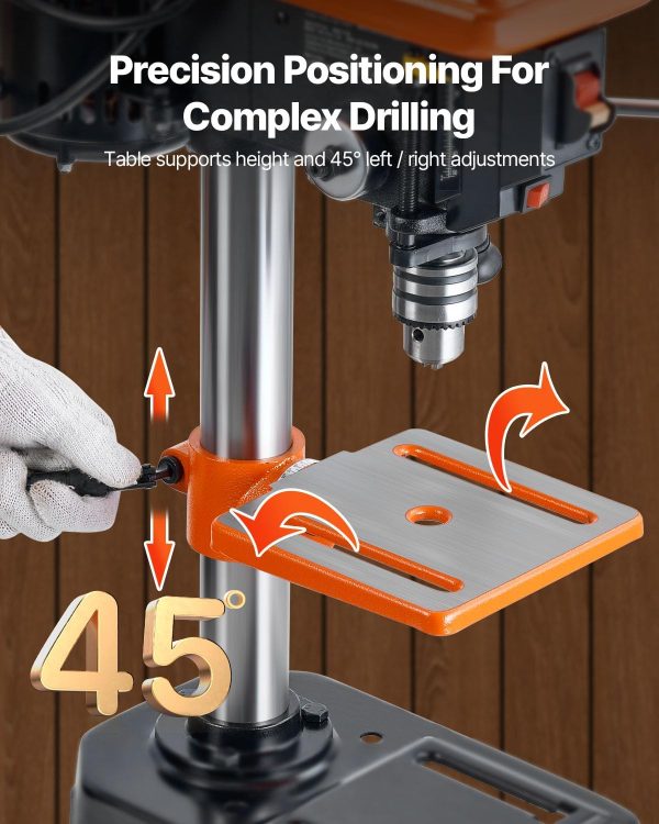 VEVOR Benchtop Drill Press Metal 5 Speed-5