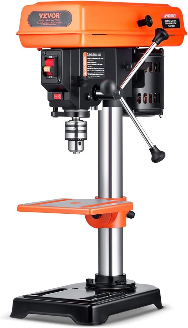 VEVOR Benchtop Drill Press Metal 5 Speed-8