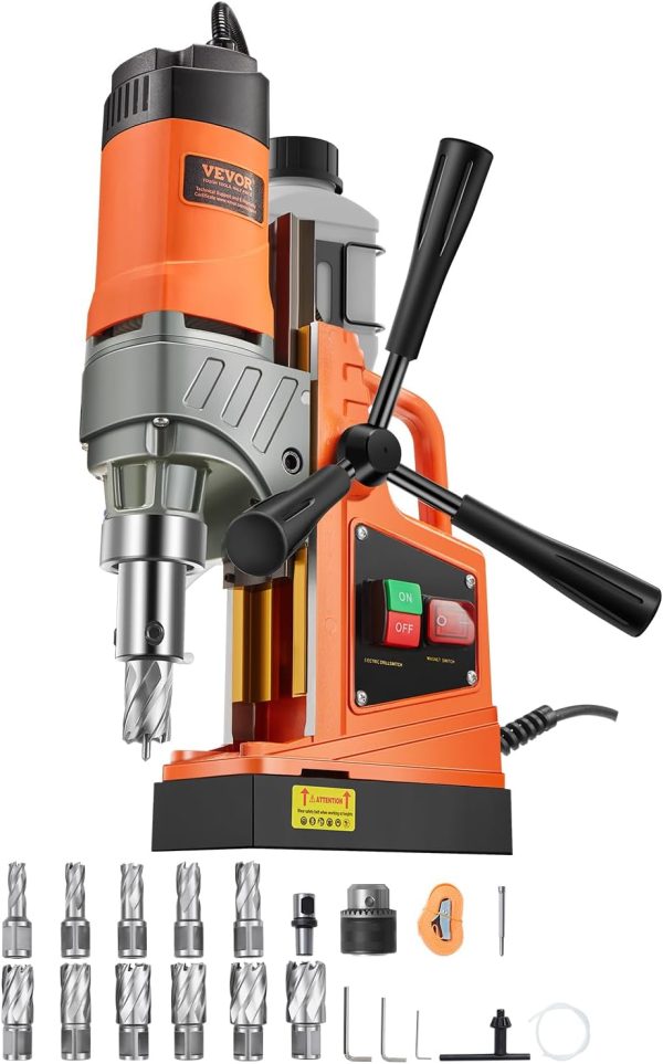 VEVOR Magnetic Drill Press 1300W Copper Motor-0