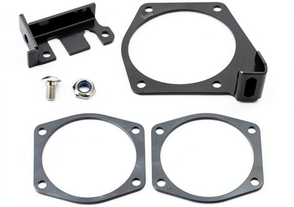 Vkinman 4-Bolt Throttle Cable Bracket for Intakes-1