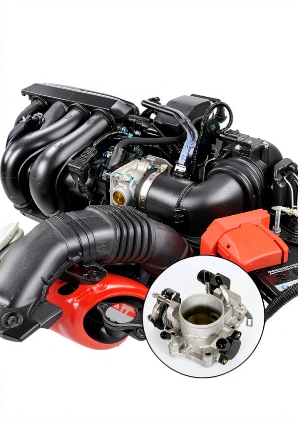 TAGMORE Front Throttle Body Aluminum 2.4L Honda-4