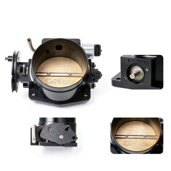 Talynx 92mm Throttle Body Assembly for GM LS Engines Black Aluminum-2