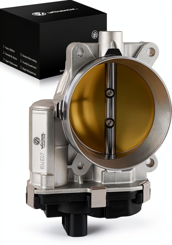Throttle Body VANBOL Polished Aluminum Inner for 2009-2015 Chevrolet-0