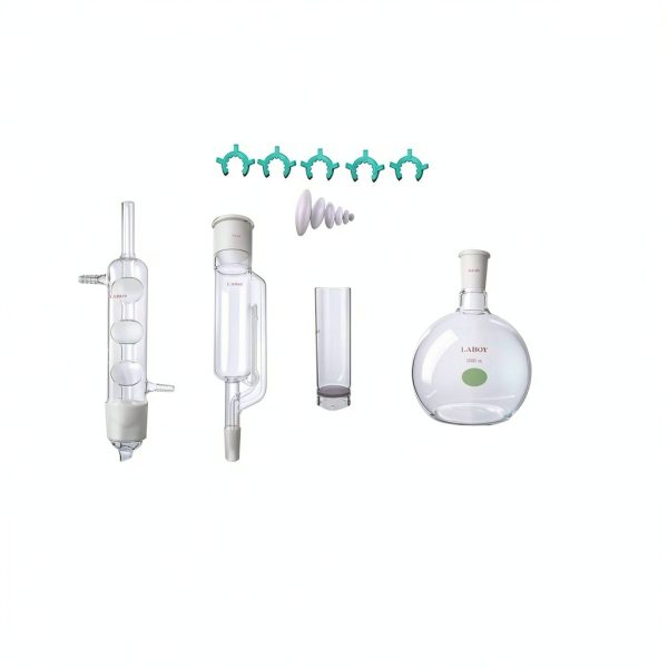 Laboy Glass Soxhlet Extraction Apparatus Allihn Condenser 1000mL Flask-2