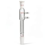 Glass Coil Reflux Condenser StonyLab 245mm Borosilicate 24/40 Joints-0