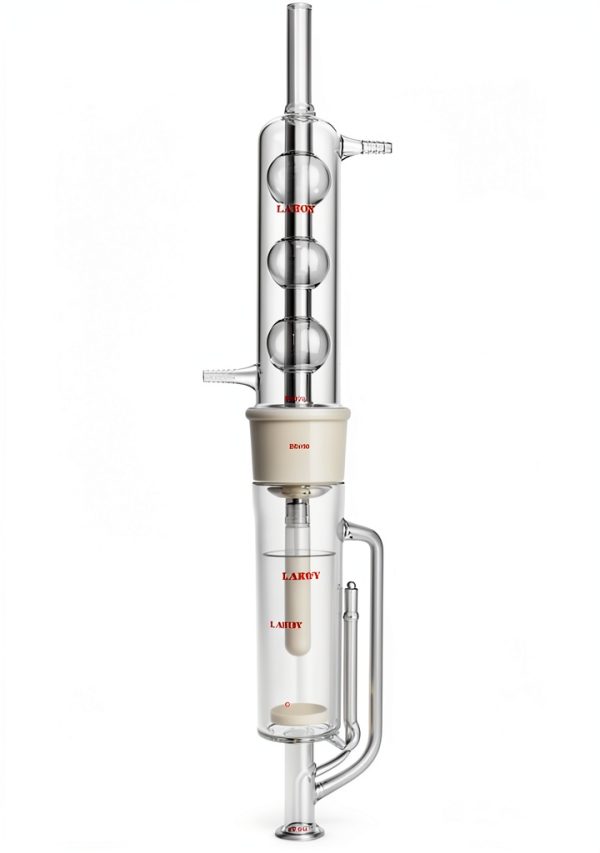 Laboy Glass Soxhlet Extraction Apparatus Allihn Condenser 1000mL Flask-3