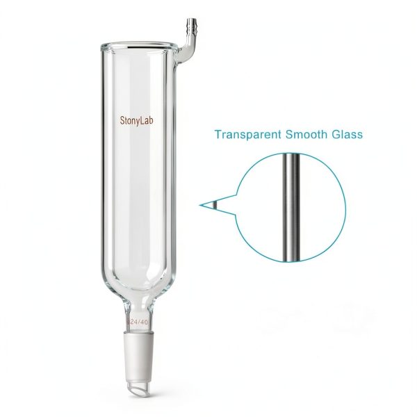 StonyLab Dewar Condenser Finger Borosilicate 200mm Jacket 24/40 Joint-3