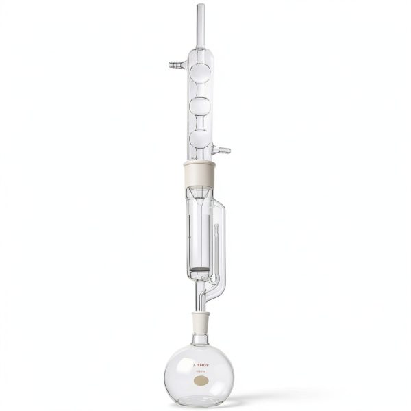 Laboy Glass Soxhlet Extraction Apparatus Allihn Condenser 1000mL Flask-1