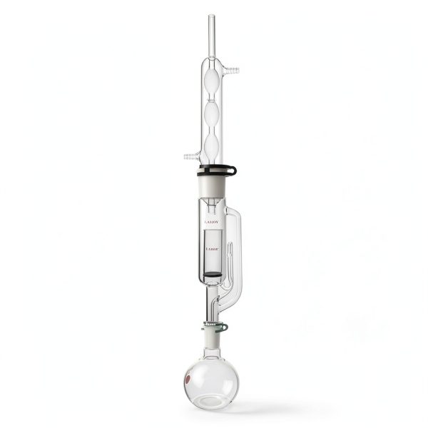 Laboy Glass Soxhlet Extraction Apparatus Allihn Condenser 1000mL Flask-0