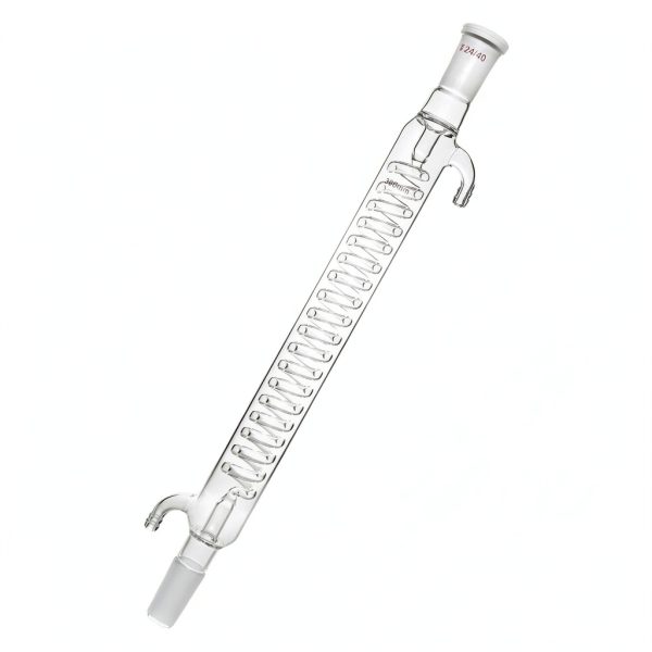 Graham Condenser QWORK Lab Glass Condenser with 300mm 24 40 Joint-6