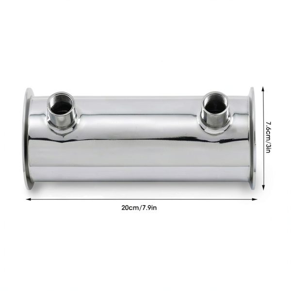 3 Inch 10-Hole Dephlegmator AGULIUM 304 SS Condenser 1/2"Female Thread-1