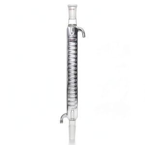 Graham Condenser QWORK Lab Glass Condenser with 300mm 24 40 Joint-0