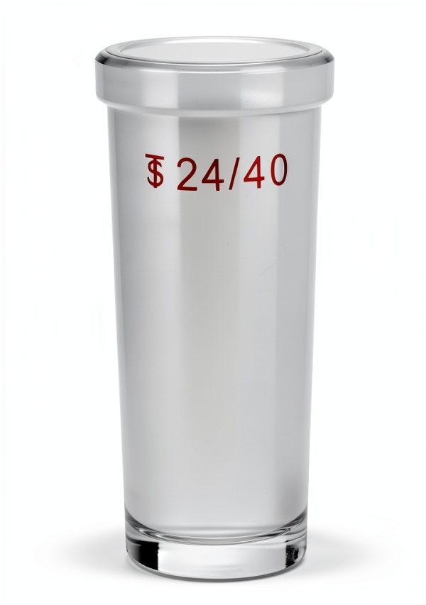 Glass Reflux Condenser 24/40 QWORK Borosilicate Graham with 175mm Coil-2