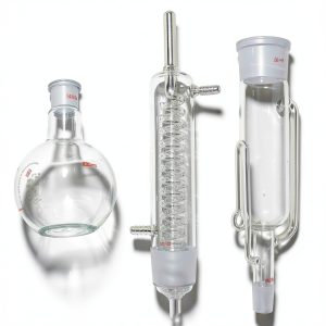 Glassware 500ml Soxhlet Extractor Graham Condenser NANSHIN-0