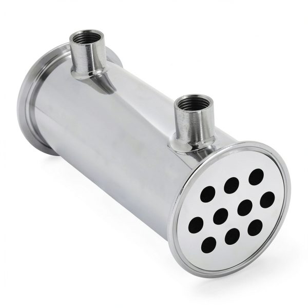3 Inch 10-Hole Dephlegmator AGULIUM 304 SS Condenser 1/2"Female Thread-0