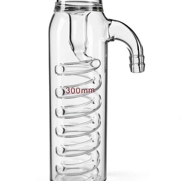 Graham Condenser QWORK Lab Glass Condenser with 300mm 24 40 Joint-2