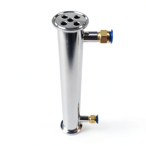 LIYOUEN 1.5" 38mm Dephlegmator Reflux Condenser 304 Steel 300mm-2