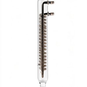 Glass Reflux Condenser 24/40 QWORK Borosilicate Graham with 175mm Coil-0